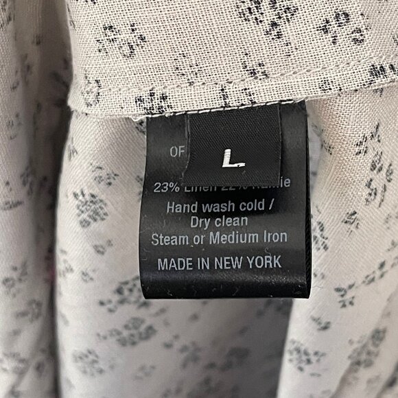 NWT Of Her Own Kind Dark Floral Mist Mirabelle Corset Maxi Dress Size L - Picture 3 of 7